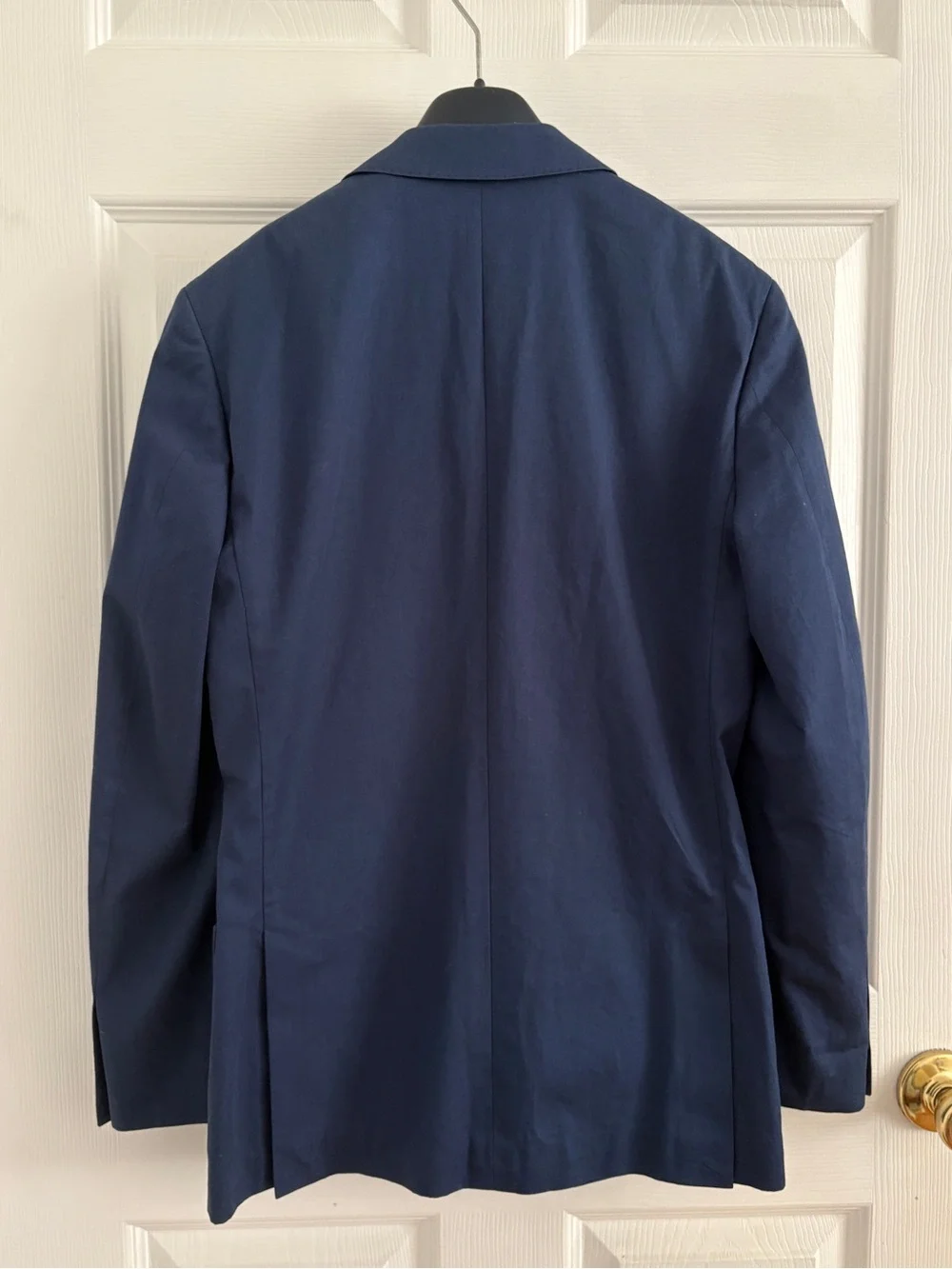 NWT J.Crew Ludlow Sport Coat Jacket Sz 34S Navy Blue Cotton Larusmiani Slim Fit